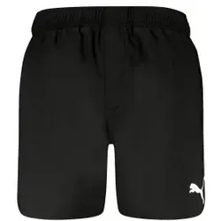 PUMA Herren Mid Shorts Swim Trunks, Schwarz, XL EU - Badeshorts für Herren aus schnelltrocknendem Stretchmaterial, hergestellt aus Recyclingmaterialien für nachhaltigen Komfort und Stil.