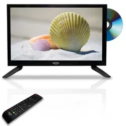 XORO HTC 1949 V2 - 18.5" LED TV mit DVD & Triple Tuner - Fernseher mit Triple-Tuner für DVB-T2, DVB-C, DVB-S2, inkl. freenet TV CI+ Modul für 3 Monate. Ideal für flexibles Fernsehen in HD und integrierten DVD-Player.