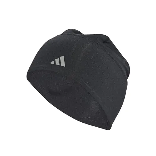 adidas Unisex Climacool Beanie Fitted, Black/Reflective Silver, L - Mützen mit Climacool-Technologie für optimale Belüftung und Komfort, perfekt für Sport und Freizeit.