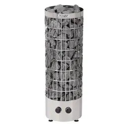 Harvia Saunaofen PC70 Cilindro 6,8 kW Edelstahl - Saunaöfen & Heizgeräte, leistungsstarker Elektroofen für entspannende Saunagänge mit hochwertigem Edelstahlgehäuse.