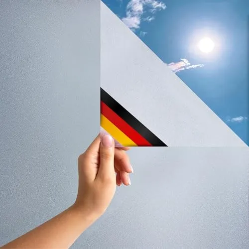 MARAPON® Fensterfolie Blickdicht von außen [0.90x2 m] inkl. eBook und Videoanleitung - Klebefolie Sichtschutzfolie für Fenster - Milchglasfolie - Folie für Fenster Sichtschutz Küche Bad Büro