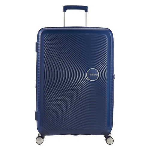 American Tourister Soundbox Expandable Spinner 55 cm - Erweitbarer Handgepäckkoffer mit TSA-Schloss, robustes Hartschalen-Design und leicht manövrierbare Doppelräder