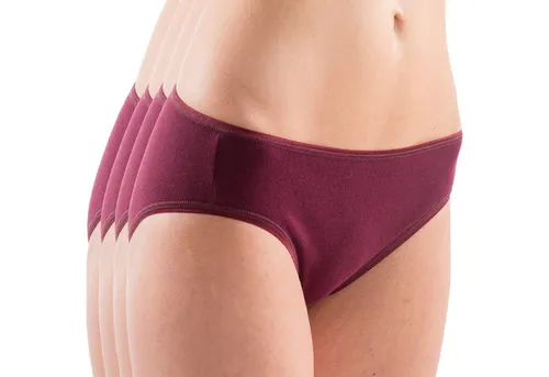 HERMKO Midislip 1031 (Pack, 4er) Bio-Baumwolle Jazz-Pant Form Übergröße weich, elast. Abschluss basic