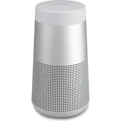 Bose SoundLink Revolve II - Tragbarer Bluetooth-Lautsprecher in Silber - Lautsprecher mit 360°-Sound und beeindruckender Akkulaufzeit von bis zu 13 Stunden. Ideal für drinnen und draußen, wasser- und staubabweisend.