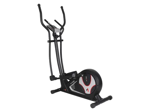 Christopeit Sport Crosstrainer EL 5000 Pro - Crosstrainer Ergometer der Klasse HA, schwarz, mit 24-stufiger Widerstandseinstellung und integriertem Pulsmessgurt für präzises Training.
