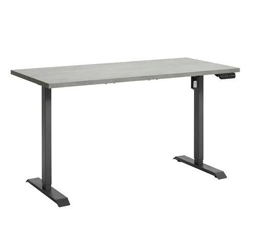 Schreibtisch ELAY BHT 150x58x69 cm - Eleganter Winkelschreibtisch in Schwarz - Schreibtisch für effizientes Arbeiten im Home Office, bietet viel Platz und eine moderne Optik mit stabiler Metallkonstruktion.