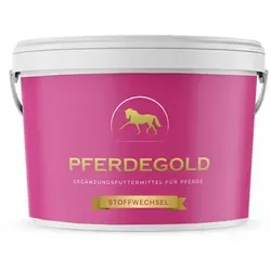 Pferdegold Stoffwechsel 1,5 kg - Tiergesundheit - Fördert den Stoffwechsel mit 100% reinen Inhaltsstoffen, ohne Konservierungsstoffe und Gentechnik, ideal für Sportpferde, Senioren und Jungpferde.