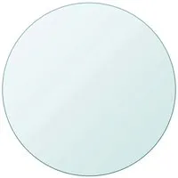 vidaXL Tischplatte aus Gehärtetem Glas Rund 400 mm 243625