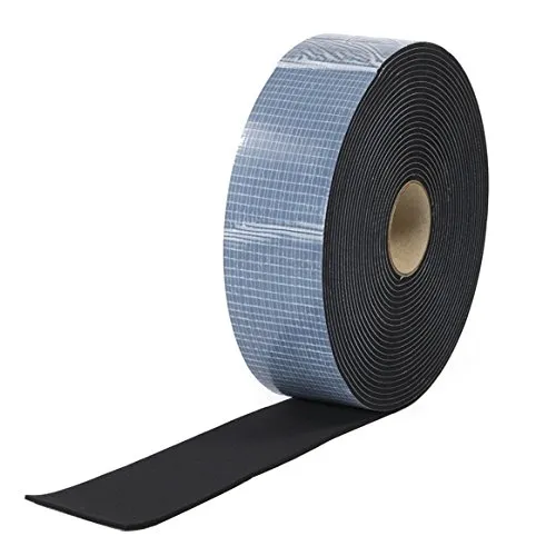 HSF EPDM Zellkautschuk 25mmx3mm einseitig selbstklebend schwarz 10m Rolle