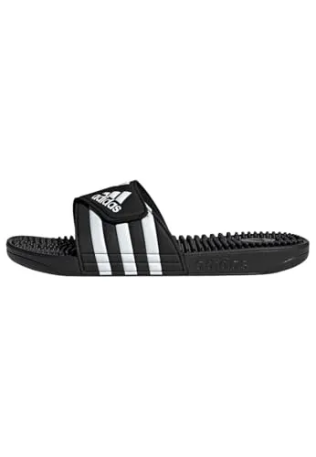 adidas Unisex Adissage Slides - Komfortable Dusch- & Badeschuhe - Dusch- & Badeschuhe mit regulärer Passform und weitenverstellbarem EVA-Riemen. Die Cloudfoam Außensohle und Massagenoppen bieten höchsten Tragekomfort.
