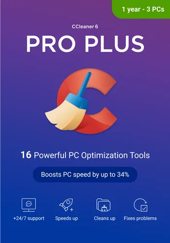 CCleaner Professional Plus 3 PC / Geräte 1 Jahr ( Recuva | Speccy )