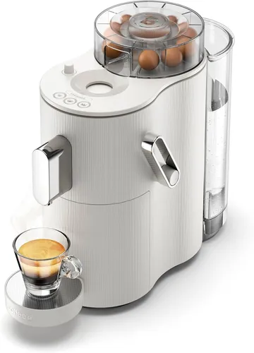 COFFEE B CAFE ROYAL Kaffeemaschine Kapselmaschine - Schwarz - Kaffeemaschinen, innovative Kapselmaschine ohne Aluminium und Plastik, für nachhaltigen Kaffeegenuss mit modularer Bauweise und leiser Bedienung.