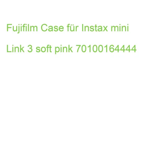 Instax Mini Link 3 Case Rose Pink - Schutzhülle für Instax Mini Link 3, schützt vor Kratzern und Dellen mit praktischem Fach für Ladekabel und Fotos