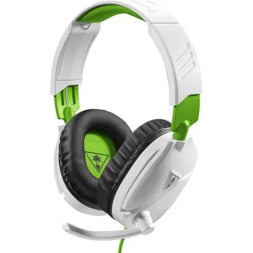 Turtle Beach Recon 70X Weiß Gaming Headset – Universell für Xbox, PS4, Switch & PC - Gaming-Headset mit leichtem Design für stundenlangen Tragekomfort, hochwertigen 40 mm-Lautsprechern für klaren Sound und einem hochklappbaren Mikrofon für klare Kommunikation.