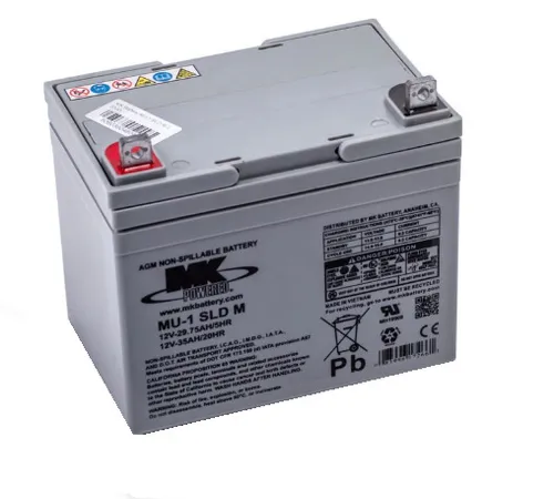 MU-1 SLD M FT-2 12V 35Ah AGM Akku - Zyklenfest Rollstuhl / E-Mobilität