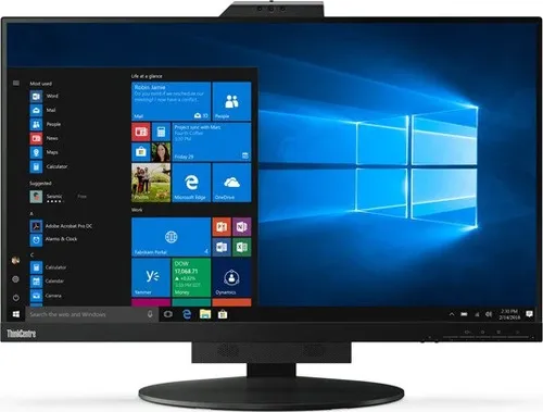 Lenovo ThinkCentre Tiny-in-One 27 - 27" LED-Monitor - 27" LED-Monitor mit 2560 x 1440 Auflösung, ideal für professionelle Anwendungen dank schneller Reaktionszeit von 4 ms und integriertem Lautsprecher.