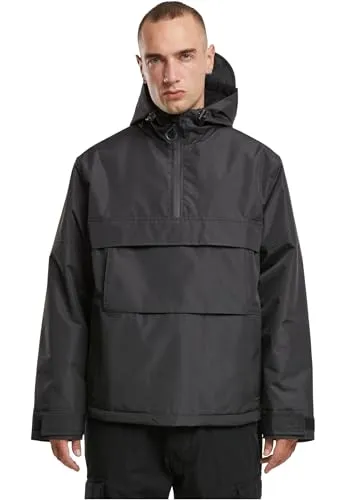 Brandit Windbreaker Damen XXL schwarz - Stylischer Windbreaker für Damen in Größe XXL, aus 100% Polyester, ideal für wechselhaftes Wetter. Mit Kapuze und langem Arm für optimalen Tragekomfort.