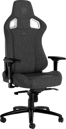 noblechairs EPIC TX Fabric - Anthrazit NBL-EPC-TX-ATC - Bürostuhl mit luxuriösem Sitzerlebnis, 4D-armlehnen und verstellbarer Rückenlehne für höchsten Komfort beim Gaming oder Arbeiten.