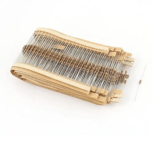 sourcing map 1000 Stücke 1/4 Watt 100 Ohm 5% Axial Blei 4 Bänder Kohleschichtwiderstand