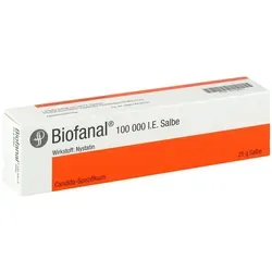 BIOFANAL Salbe 25 g - Die BIOFANAL Salbe 25 g bietet eine hochwertige Pflege für die Haut. Ideal für den täglichen Einsatz, sorgt sie für ein angenehmes Hautgefühl und ist in praktischer Größe erhältlich.