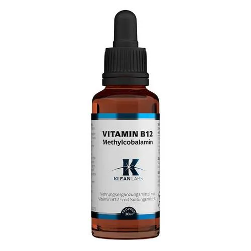 Klean Labs Methylcobalamin 30 ml - Flüssiges Methylcobalamin von Klean Labs, 30 ml. Ideal zur Unterstützung der täglichen Nährstoffversorgung, unkompliziert in der Anwendung und praktisch für unterwegs.