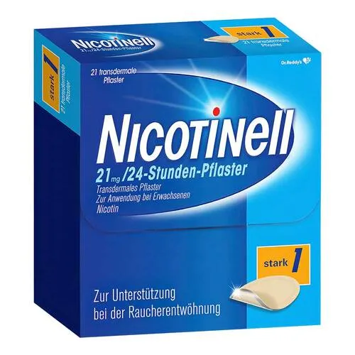 NICOTINELL 21mg 24 Stunden - Unterstützung bei der Raucherentwöhnung, lindert Nicotinentzugssymptome für einen leichteren Entwöhnungsprozess