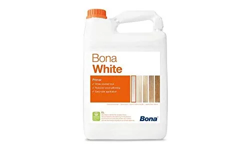 Bona White Grundierung 5 Liter - Die Bona White Grundierung in 5 Litern sorgt für eine optimale Haftung und gleichmäßige Oberflächenbehandlung. Ideal für Holzfußböden und schafft die perfekte Grundlage für nachfolgende Behandlungen.