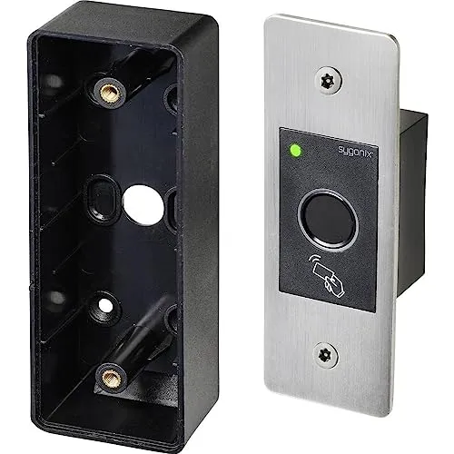 Sygonix Türschließer RFID/Fingerprint Zutritt S - Innovativer Türschließer mit RFID- und Fingerabdruck-Technologie für sicheren Zutritt. Unterputzmontage, IP66 Schutz und plastikfreie Verpackung – ideal für moderne Sicherheitslösungen.