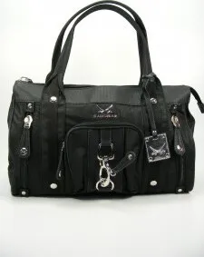 Sansibar B-339 TY 01 Damen Henkeltasche - Damen-Henkeltasche in elegantem Schwarz, vielseitig einsetzbar als Hand- oder Schultertasche, ideal für jeden Anlass mit praktischen Maßen von 40x24x15 cm.