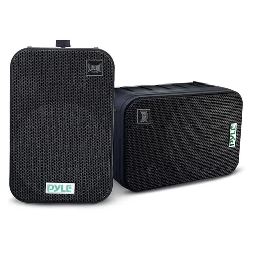 Pyle Wetterfeste Dual Lautsprecher 16,5 cm - Außen-Lautsprecher mit 500 Watt Leistung, ideal für Garten und Pool, wasserdicht und einfach zu montieren für besten Sound im Freien.
