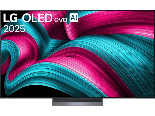 LG OLED65C57LA OLED evo TV – 65 Zoll 4K SMART TV - Ultra Slim Design und brillante 4K OLED evo Technologie für perfektes Schwarz und beeindruckende Farben. Erlebe erstklassigen Sound mit Dolby Atmos und optimiertes Gaming mit G-Sync-Kompatibilität.