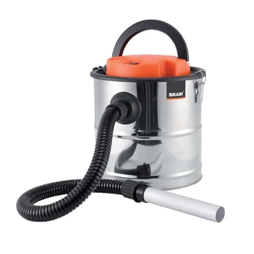 Dicoal Kamin- und Pelletasche Staubsauger - 1200W mit Gebläsefunktion - Bodenstaubsauger mit 20L Fassungsvermögen und Edelstahl-Gehäuse, ideal für eine effektive Reinigung von Kaminen und Pellets. Perfekt für ein sauberes Zuhause!