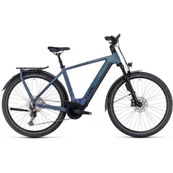 Cube Kathmandu Hybrid ABS 750 - Smaragdgrey & Blue - 62cm | 28 Zoll E-Bike - E-Bike mit leistungsstarkem Motor und komfortabler Geometrie, ideal für lange Touren und Stadtfahrten.