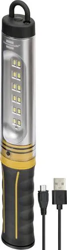 Brennenstuhl WL 500A LED Arbeitsleuchte - Taschenlampe mit 520lm, akkubetrieben und flexibel einsetzbar dank Magnetfuß und drehbarem Haken – ideal für Werkstatt und Hobby.