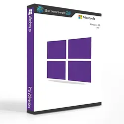 Microsoft Windows 10 Pro 64-Bit - Betriebssystem für PCs, bietet erweiterte Sicherheitsfunktionen und eine benutzerfreundliche Oberfläche, ideal für professionelle Nutzer.