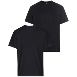 Jordan T-Shirt JHM FLIGHT BASE TEE 2PK (Packung, 2-tlg) sportlicher Stil, für Arbeit, Fitnessstudio und Freizeit schwarz XL (56/58)
