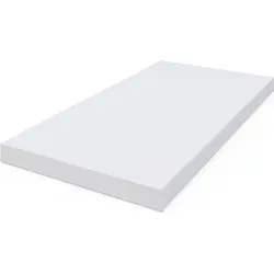 VitaliSpa® Kindermatratze 160 x 80 cm - Weiß - Matratze für Seitenschläfer, 8 cm hoch, waschbarer Bezug aus 100% Polyester, ideal für Kinder von 10 bis 70 kg, sorgt für erholsamen Schlaf.