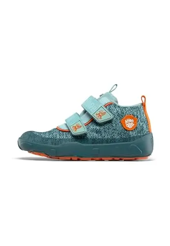 Affenzahn Übergangsschuh Knit Happy Hase - Wasserdicht und Atmungsaktiv - Sneaker für Jungen, vegan und mit Kaltfutter, ideal für aktive Kinder. Rutschfeste Sohle sorgt für sicheren Halt, perfekt für jedes Abenteuer!