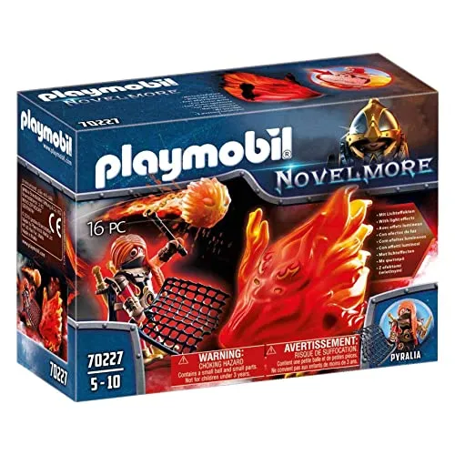 PLAYMOBIL Novelmore 70227 Burnham Raiders Feuergeist und die Hüterin des Feuers, Für Kinder von 4-10 Jahren