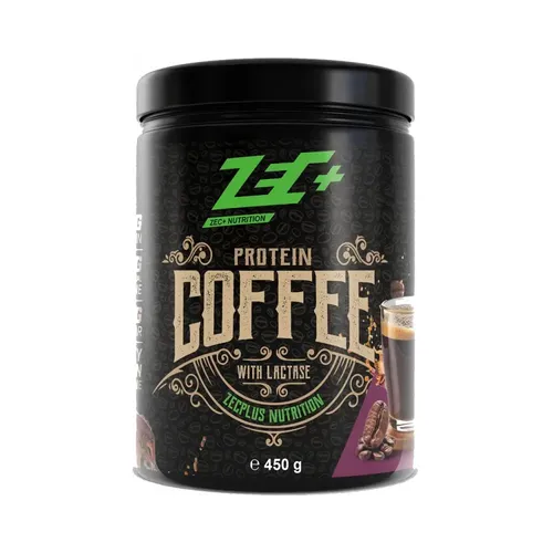 ZEC+ Protein Coffee Dark Roast - 450g Dose - Genießen Sie unseren Protein-Kaffee für einen energiereichen Start in den Tag! Mit natürlichem Koffein aus Kaffeeextrakt, ideal für eine ausgewogene Ernährung.