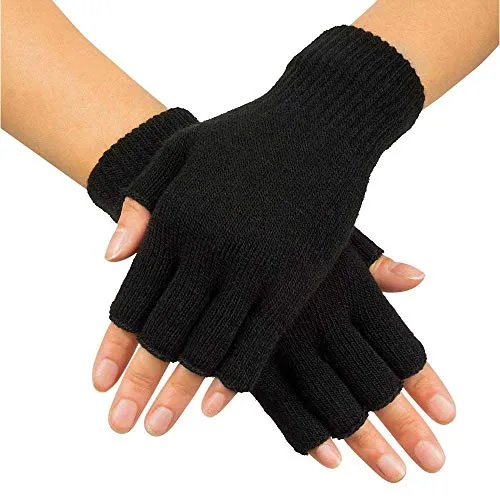 Boland Fingerlose Handschuhe - 80er Jahre Neon Armstulpen, ideal für Bad Taste Partys und Mottopartys, elastisch für perfekten Sitz