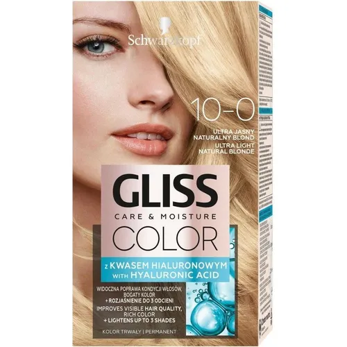 Schwarzkopf Gliss Color Care & Moisture Hair Dye 10-0 Ultra Light Naturalonde (Blond) (33399952)