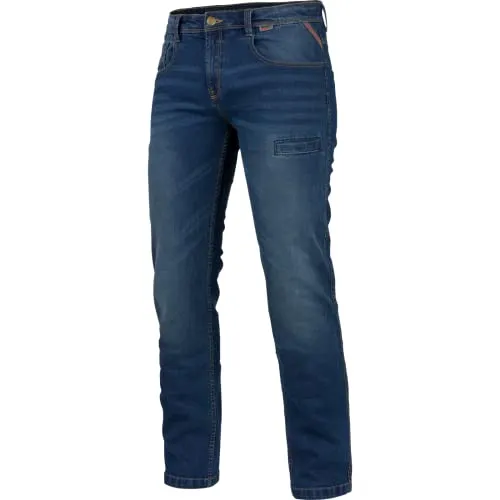 WÜRTH MODYF Arbeitsjeans Stretch X - professionelle Arbeitshose für Herren - Arbeitsjeans mit Reißverschluss - in der Größe 46 in Blau