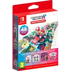 Mario Kart 8 Deluxe Booster Course Pass - DLC für Nintendo Switch - Erweitere dein Rennspiel mit 48 neuen Strecken und 8 Charakteren, inkl. Birdo und Funky Kong. Enthält exklusive Goodies wie Karten und Aufkleber!