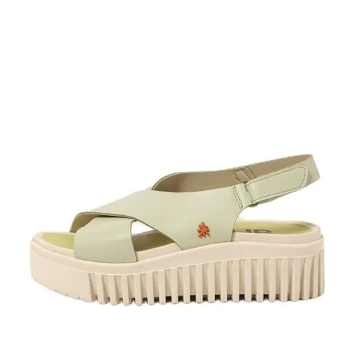 ART Damen 1574 Brighton Flache Sandale, lindgrün, 37 EU