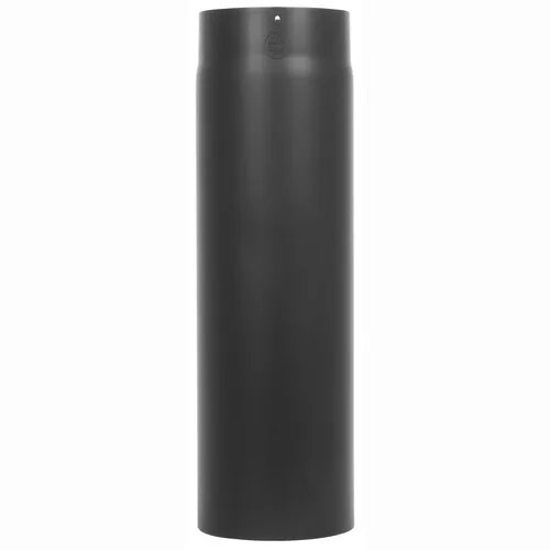 Rauchrohr 500 mm Schwarz Ø 120 mm Ofenrohr Kaminrohr Gussgrau Abgasrohr Kamin