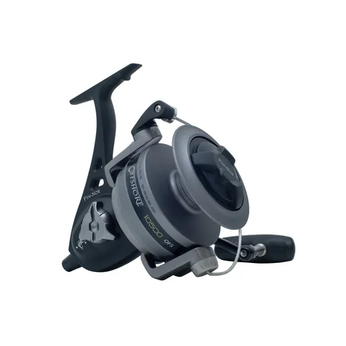 Fin-Nor Offshore 7500 Spinning Reel - Hochwertige Spinningrolle für Angler, mit robustem Design und hoher Schnurkapazität, ideal für den Einsatz in anspruchsvollen Gewässern.