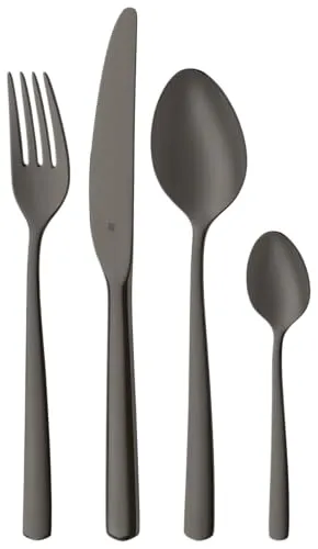 WMF Besteck-Set Boston 24-tlg. für 6 Personen, edel und ergonomisch - Das WMF Besteck-Set Boston vereint zeitloses Design mit hoher Funktionalität. Die ergonomische Haptik und die geschwungenen Monoblocmesser sorgen für ein stilvolles Esserlebnis. Ideal für jeden Tisch!