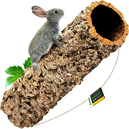 XXL Kork Röhre - Natur Kork für Terrarien - Lange Korkröhre (100 cm) aus gereinigtem Naturmaterial, ideal für die Gestaltung von Terrarien und als Rückzugsmöglichkeit für Tiere.