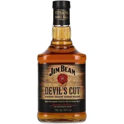 Jim Beam Devil's Cut Whiskey 45% Vol. 0,7l - Intensiver Geschmack - Erleben Sie den vollmundigen Jim Beam Devil's Cut Whiskey mit 45% Vol. in der 0,7l Flasche. Ideal für anspruchsvolle Genießer und perfekt für besondere Anlässe.